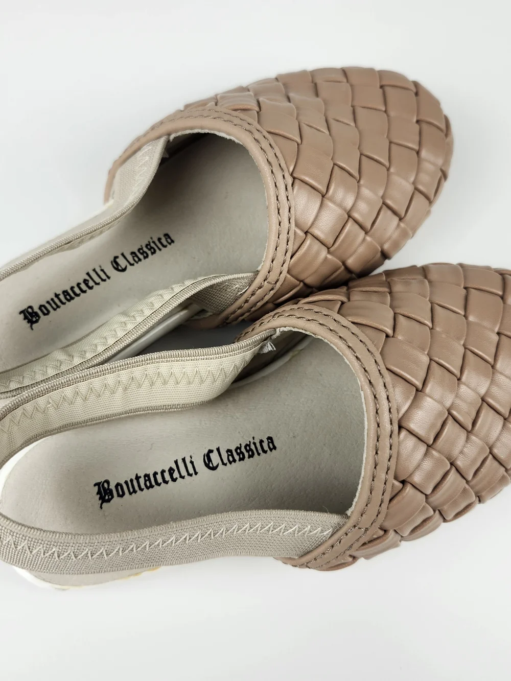 BC Girls Woven Leather Slingback